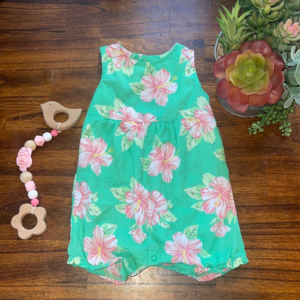 Baby girl 6 month floral romper